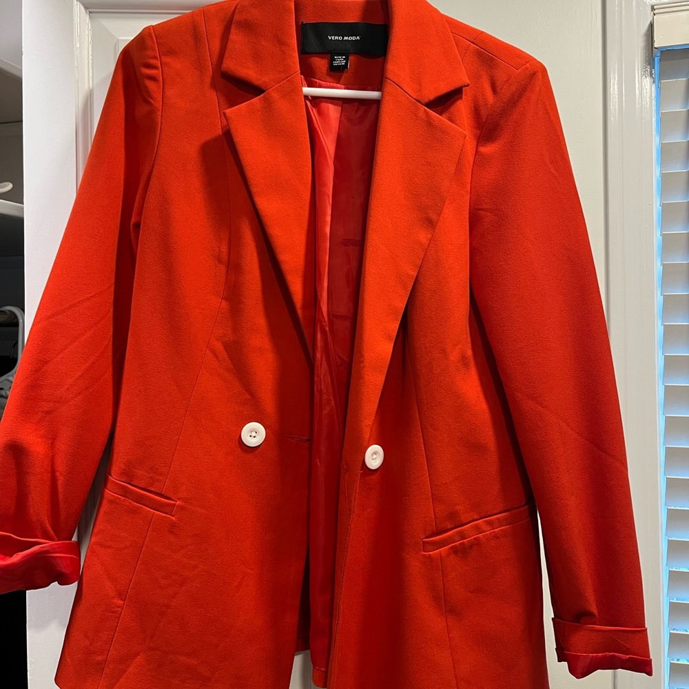 Red blazer. Size small.
